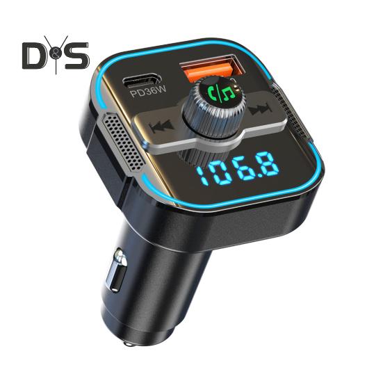 Автомобильное зарядное устройство с двумя портами и Bluetooth-совместимым передатчиком для быстрой зарядки мощностью 54 Вт, шумоподавлением CVC, дисплеем напряжения, голосовым помощником, автомобильным адаптером чёрный
Автомобильное зарядное устройство с двумя портами и Bluetooth-совместимым передатчиком для быстрой зарядки мощностью 54 Вт, шумоподавлением CVC, дисплеем напряжения, голосовым помощником, автомобильным адаптером чёрный
