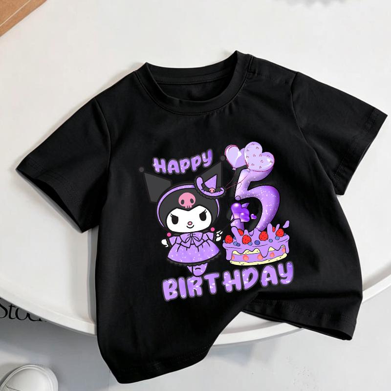 Kuromi Baby Happy Birthday T Shirt Girl Number Tops Cute Print Toddler Black Tees Summer Short Sleeve T-shirts Kids Clothes Gift 110
Kuromi Baby Happy Birthday T Shirt Girl Number Tops Cute Print Toddler Black Tees Summer Short Sleeve T-shirts Kids Clothes Gift 110