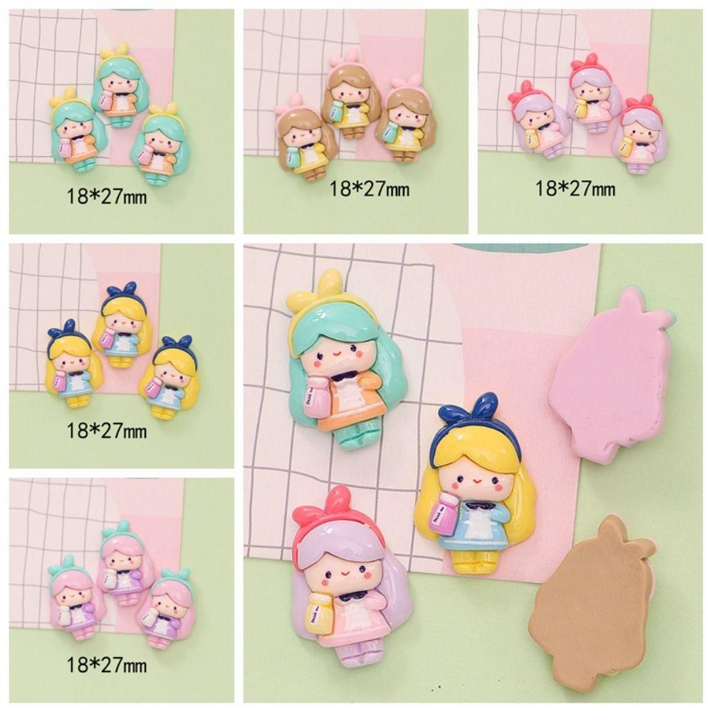 Girls Ornament Bow Girl Resin Embellishment Cute Girl Flatback Resin Cabochon for 10pcs DIY Hairpin
Girls Ornament Bow Girl Resin Embellishment Cute Girl Flatback Resin Cabochon for 10pcs DIY Hairpin