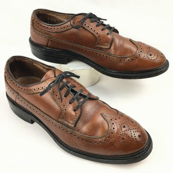 Rare Vintage ANSI Z41 PT63 Steel Toe Wingtip Brown Size 7D/B 24.5-25.0cm Men s(USED)
Rare Vintage ANSI Z41 PT63 Steel Toe Wingtip Brown Size 7D/B 24.5-25.0cm Men s(USED)