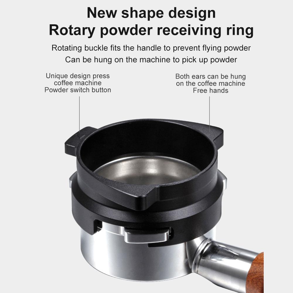 51/54MM Coffee Powder Receiving Dosing Funnel Ring Coffeeware Brewing Bowl Portafilter Tamper Coffeeware Replacement Silver
51/54MM Coffee Powder Receiving Dosing Funnel Ring Coffeeware Brewing Bowl Portafilter Tamper Coffeeware Replacement Silver