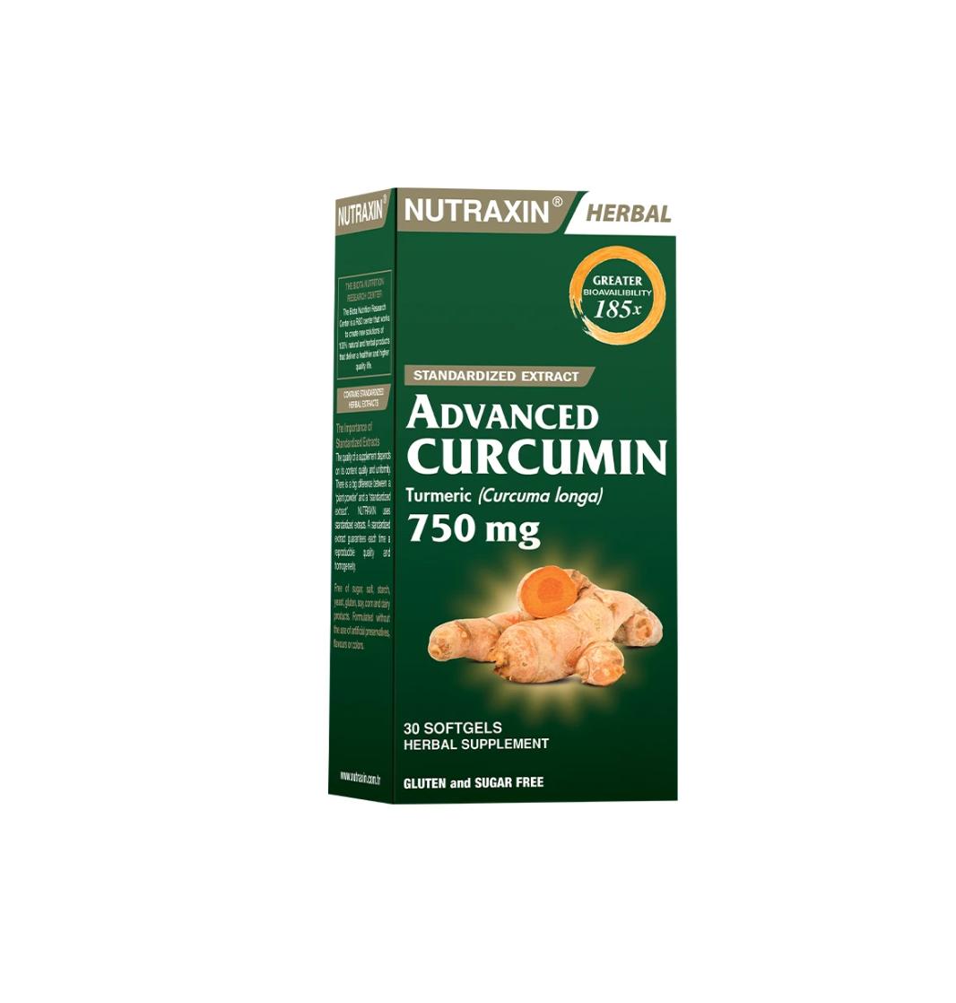 Nutraxin Advanced Curcumin 30 Softgels
Nutraxin Advanced Curcumin 30 Softgels