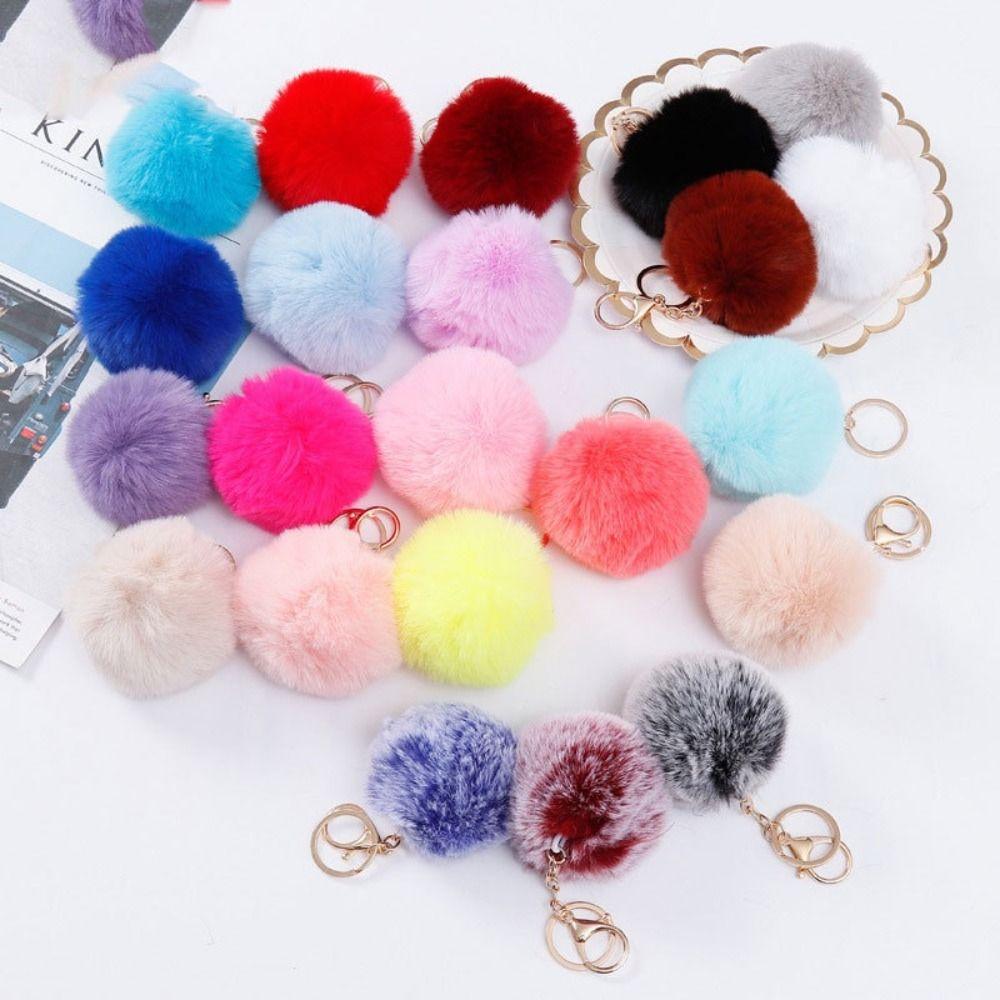 Solid Color Plush Ball Pendant 8cm Bag Pendant Fashion Fluffy Ball Keychain Bag Accessories
Solid Color Plush Ball Pendant 8cm Bag Pendant Fashion Fluffy Ball Keychain Bag Accessories