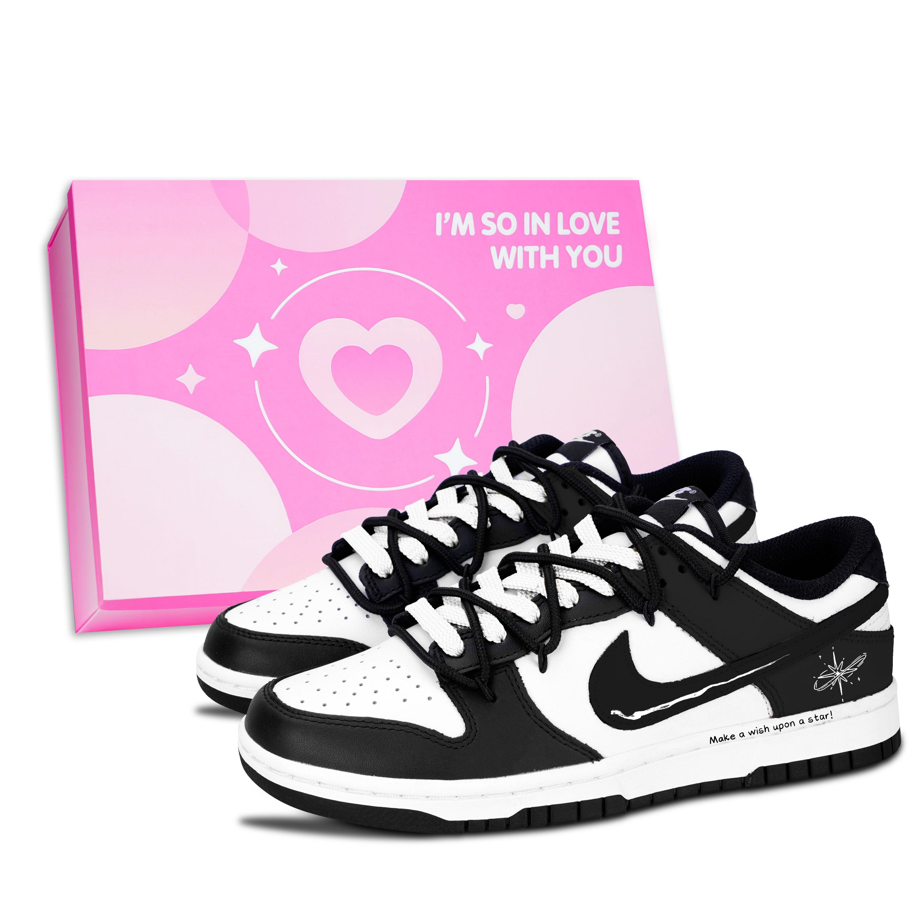 Nike Dunk Black White, Wish Shooting Star Abrasion Resistant Abrasion Resistant Low top Skateboard Shoes Unisex Black CW1590-100(Team887-) 36.5
Nike Dunk Black White, Wish Shooting Star Abrasion Resistant Abrasion Resistant Low top Skateboard Shoes Unisex Black CW1590-100(Team887-) 36.5