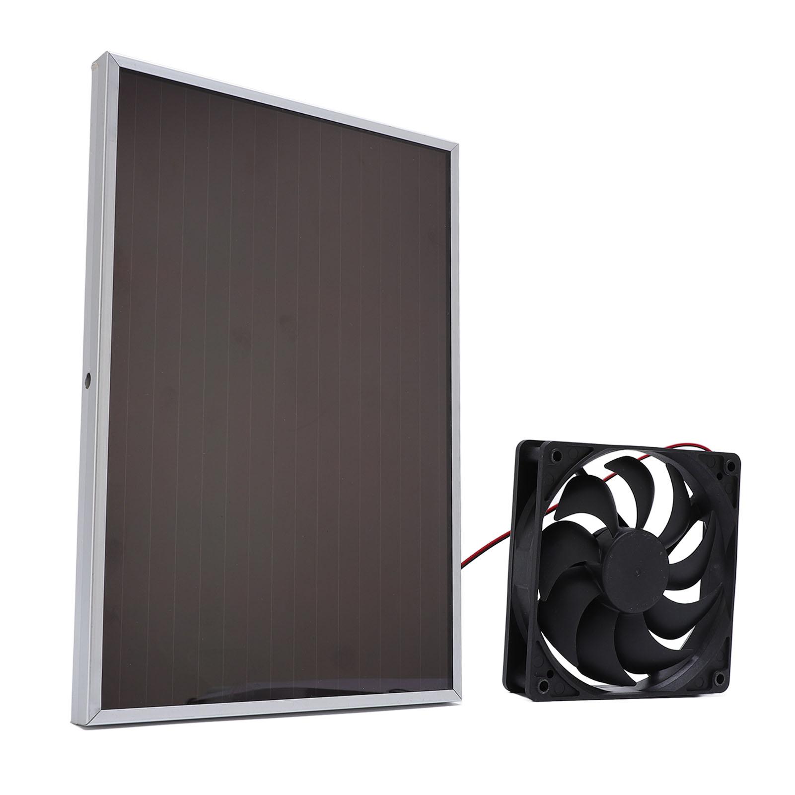 5 Вт Солнечная панель с 6-дюймовым вентилятором Быстрая вентиляция Портативный комплект вентилятора на солнечной панели для автомобиля дома