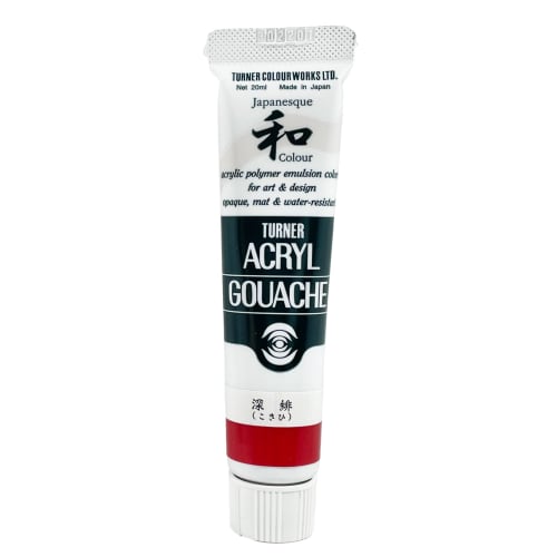 Turner Color Acrylic Gouache Japanesque Color Deep Scarlet AG020322 20ml (No. 6)
Turner Color Acrylic Gouache Japanesque Color Deep Scarlet AG020322 20ml (No. 6)