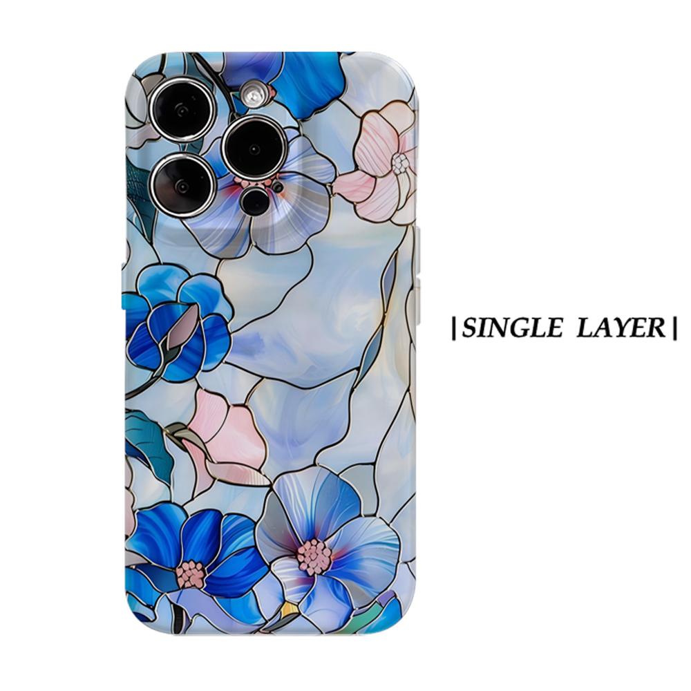 Blue Pink Stained Glass Florals Phone Case for IPhone 17AIR 16E 16 15 14 13 12 11 17 Pro Max Plus Double-layer Back Cover IPHONE16
Blue Pink Stained Glass Florals Phone Case for IPhone 17AIR 16E 16 15 14 13 12 11 17 Pro Max Plus Double-layer Back Cover IPHONE16