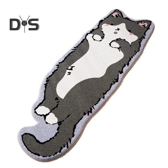 Килимок з мультяшним котом Розкішний комфорт Імітація кашеміру Нековзкий вбираючий вхідний килимок Домашній декор Весела підлога Акцентний килимок 120cm сірий
Килимок з мультяшним котом Розкішний комфорт Імітація кашеміру Нековзкий вбираючий вхідний килимок Домашній декор Весела підлога Акцентний килимок 120cm сірий