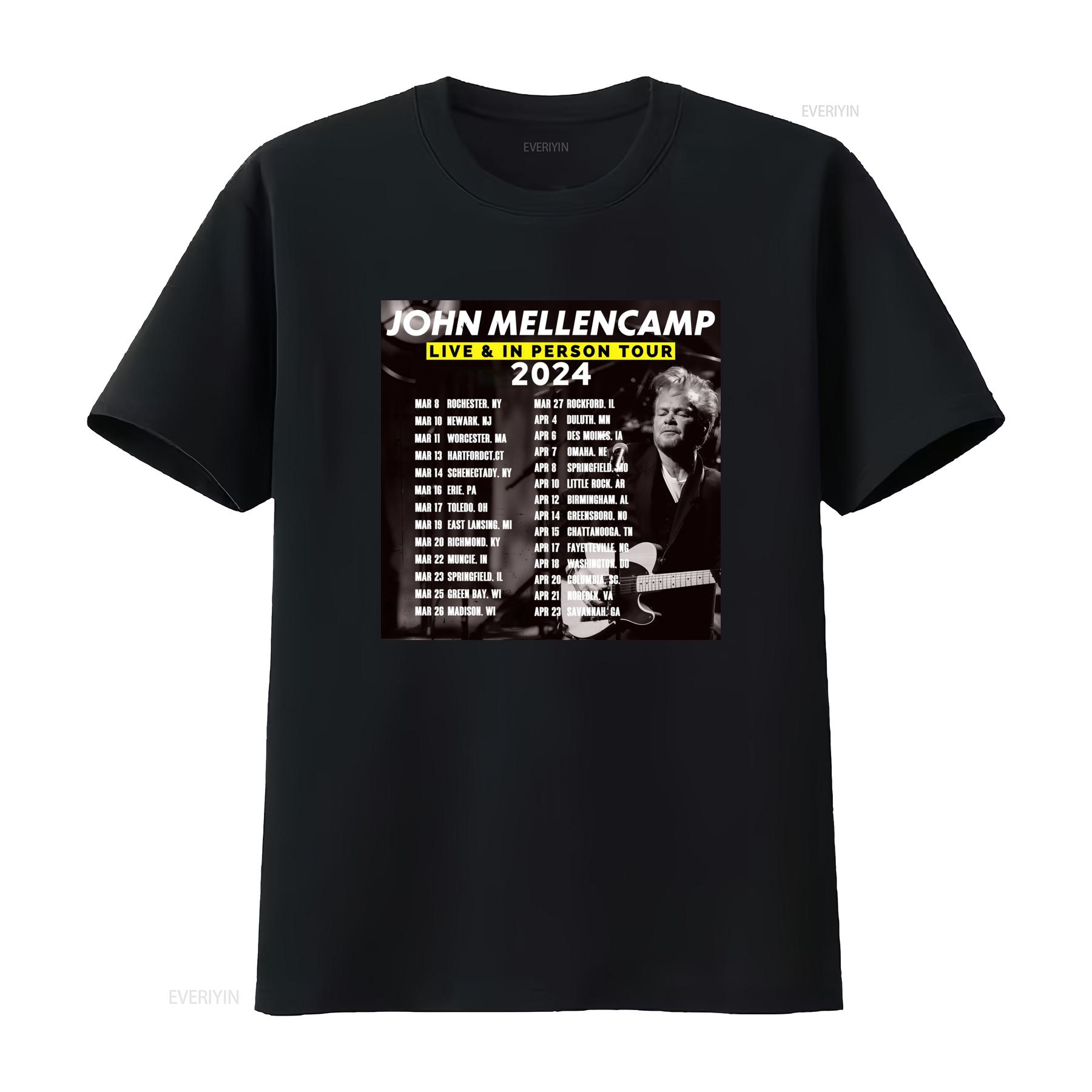 2024 John Mellencamp Live In Person Tour T Shirt 100 Cotton For Fans Music Lover vintage Washed Breathable designer clothes 4XL
2024 John Mellencamp Live In Person Tour T Shirt 100 Cotton For Fans Music Lover vintage Washed Breathable designer clothes 4XL