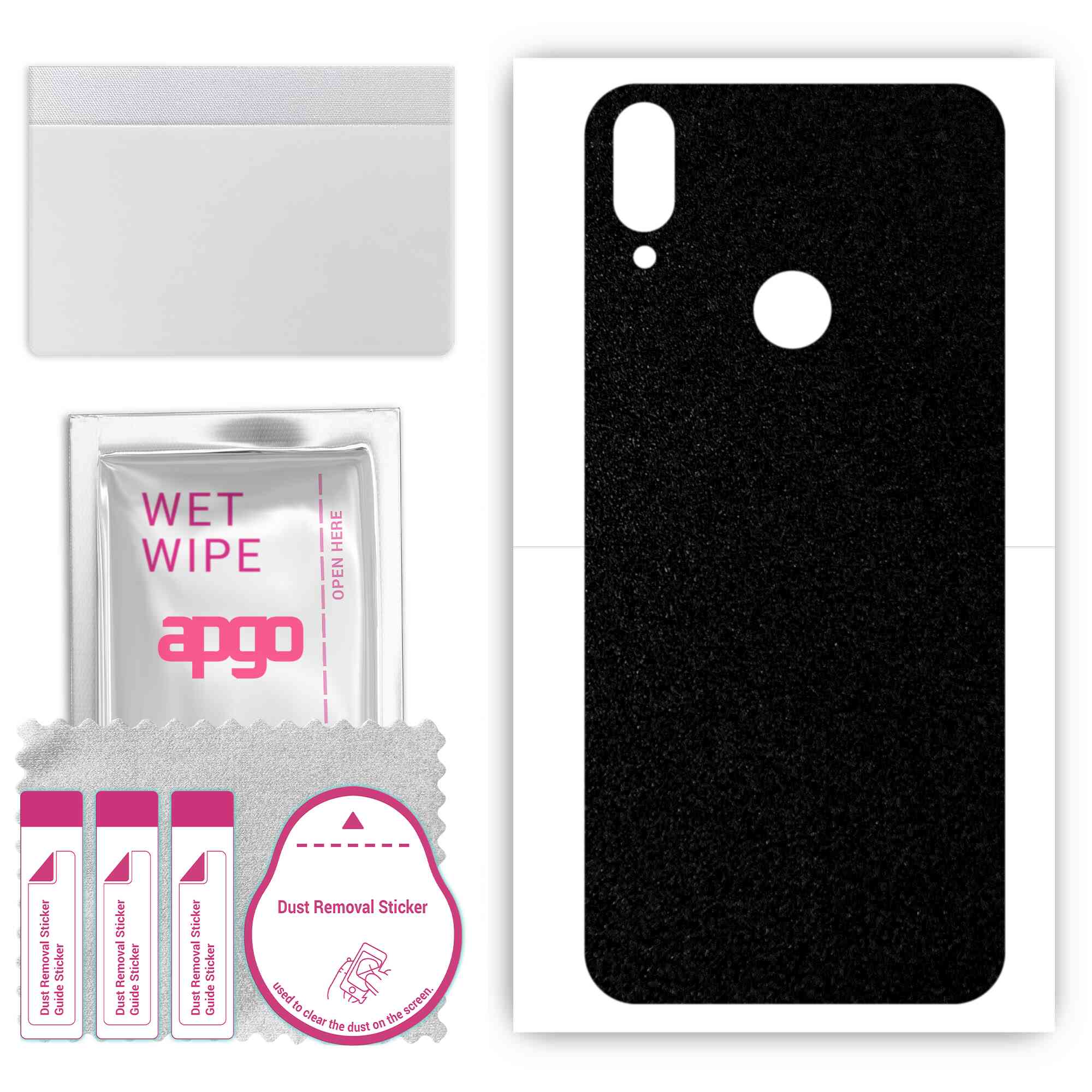 apgo Protective Skin Sticker for the back compatible with Cubot R15, Wrap Film, Foil, Vinyl - Pattern Matte Black
apgo Protective Skin Sticker for the back compatible with Cubot R15, Wrap Film, Foil, Vinyl - Pattern Matte Black