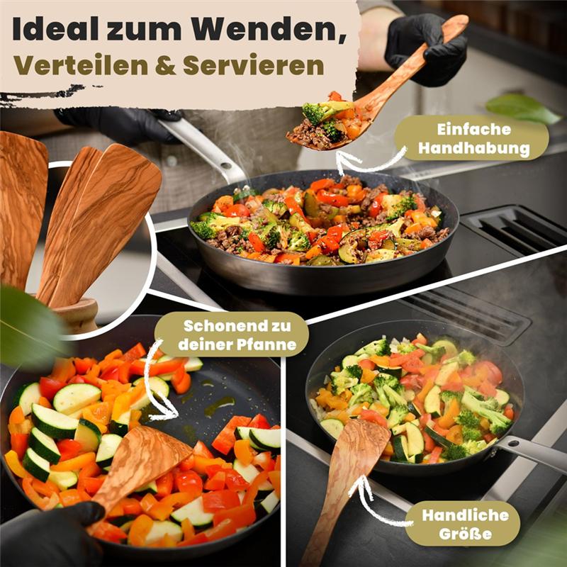 A95I-Olive Wood Spatula For Cooking–Flat Bottom Edge Wooden Scraping Spoon For Nonstick Cookware, Stirring, Fry, Mixing
A95I-Olive Wood Spatula For Cooking–Flat Bottom Edge Wooden Scraping Spoon For Nonstick Cookware, Stirring, Fry, Mixing