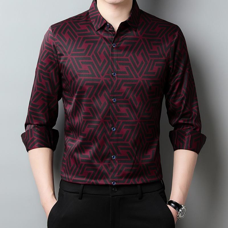 Men s Shirt Plaid Long-sleeved Business Casual Spring and Autumn Lapel Contrast Fashion Casual Top L червоний
Men s Shirt Plaid Long-sleeved Business Casual Spring and Autumn Lapel Contrast Fashion Casual Top L червоний