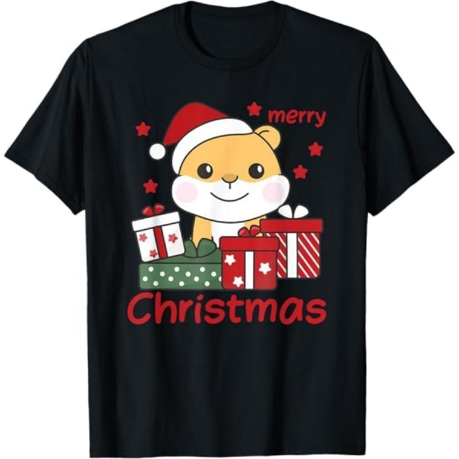 Hamster Merry Christmas Festive Season Hamster T-Shirt GIU1 Mens Womens Tank Top Sweatshirt Hoodie Longsleeve 762 Black XXXXXL різнокольоровий
Hamster Merry Christmas Festive Season Hamster T-Shirt GIU1 Mens Womens Tank Top Sweatshirt Hoodie Longsleeve 762 Black XXXXXL різнокольоровий
