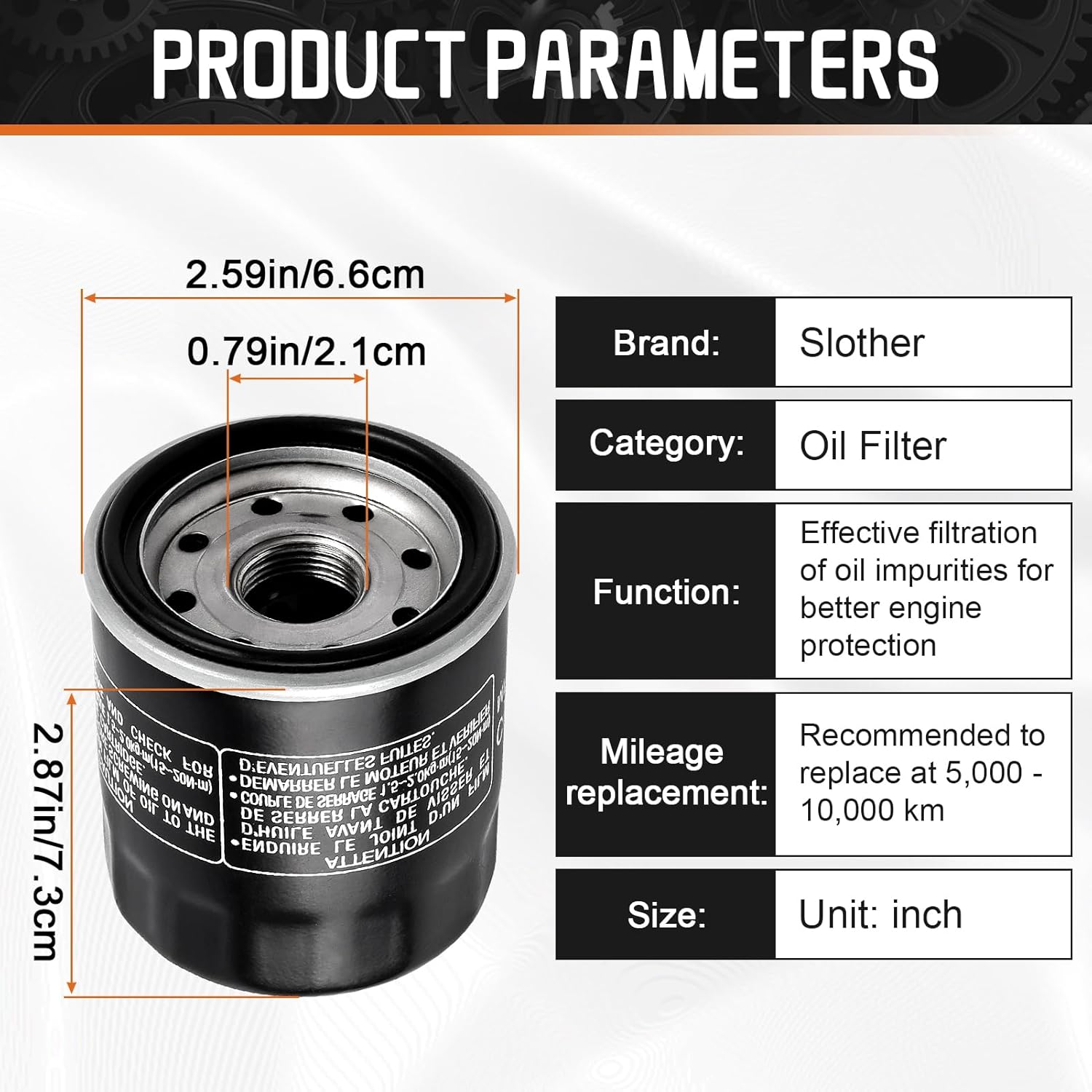 2520799 3084963 Oil Filter Replacement for Polaris Sportsman 500 450 400 335 Ranger 500 400 Trail Boss 330 Trailblazer 330 Magnum 325 330 425 500 2x4
2520799 3084963 Oil Filter Replacement for Polaris Sportsman 500 450 400 335 Ranger 500 400 Trail Boss 330 Trailblazer 330 Magnum 325 330 425 500 2x4