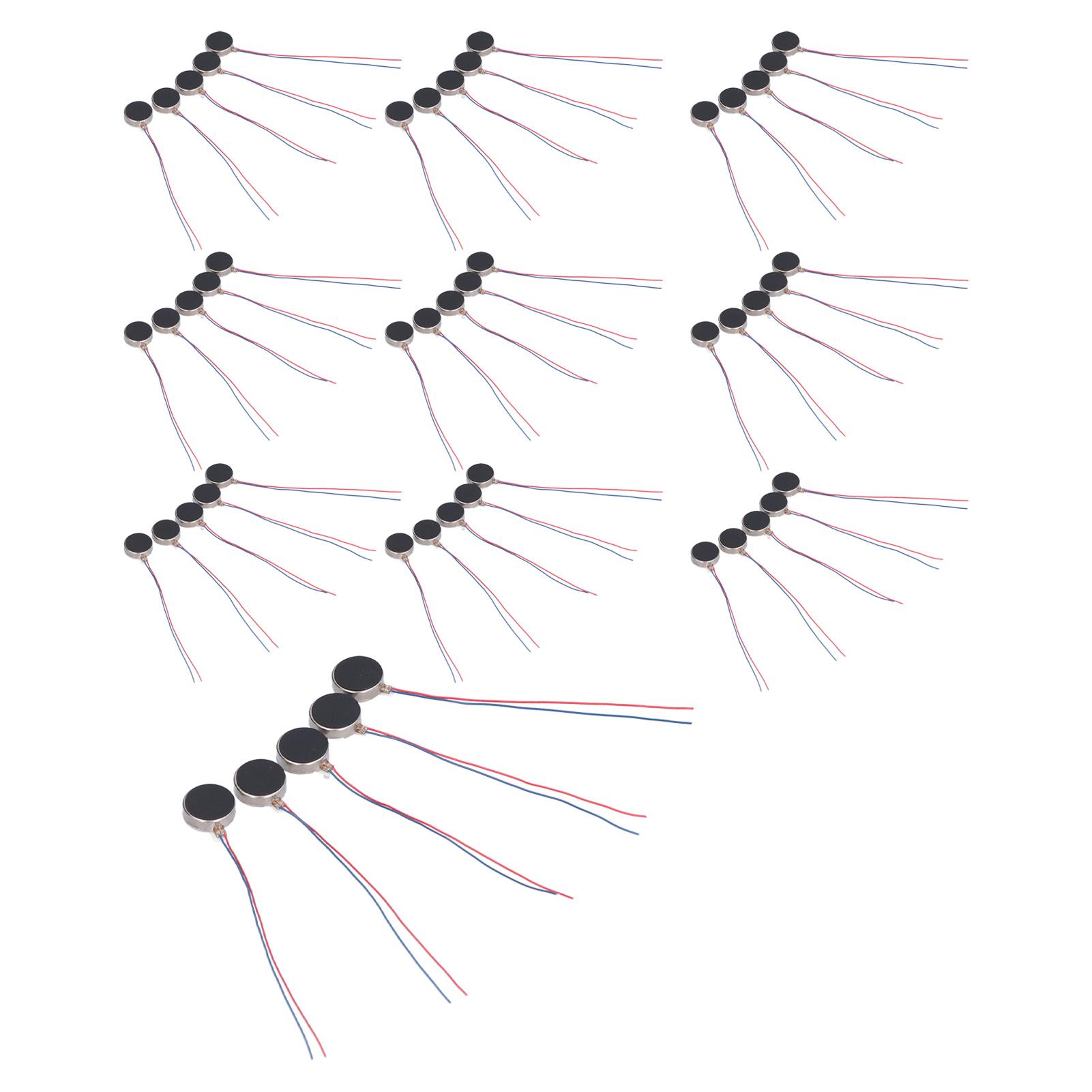 50Pcs Vibrating Motors 12mm*3.4mm 3V High Accuracy High Resolution Low Vibration Low Noise Mini DC
50Pcs Vibrating Motors 12mm*3.4mm 3V High Accuracy High Resolution Low Vibration Low Noise Mini DC