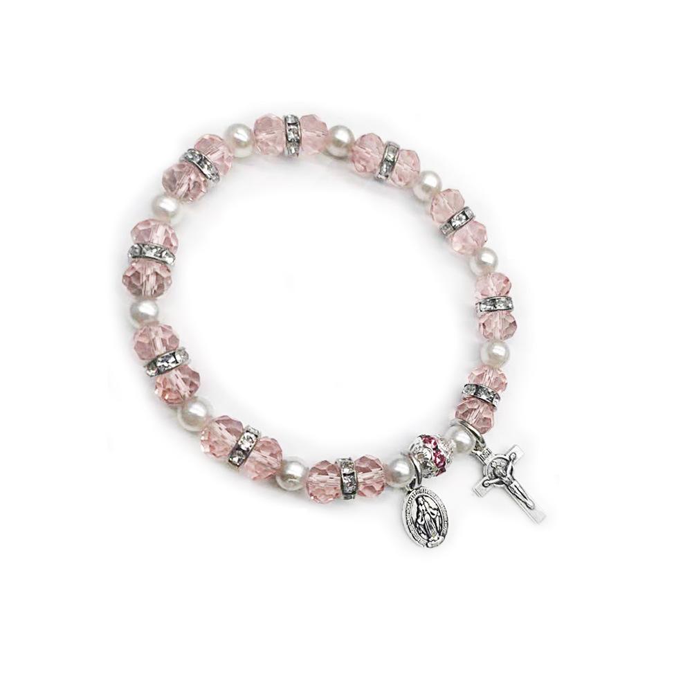 3 Colors Vintage Catholic Jesus Cross Charms Bracelet Crystal Beaded Stretch Bracelets For Women Men Jewelry Religious Gifts
3 Colors Vintage Catholic Jesus Cross Charms Bracelet Crystal Beaded Stretch Bracelets For Women Men Jewelry Religious Gifts