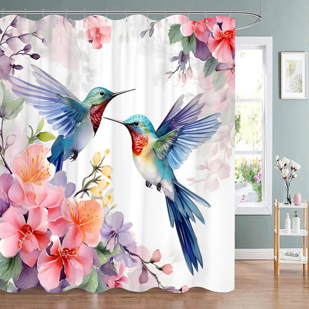 Tropical Plant Parrot Shower Curtain Watercolour Monstera Palm Leaf Birds Pink Floral Green Leaves Bathroom Curtains Home Decor W60H190(CM)-1 Pcs
Tropical Plant Parrot Shower Curtain Watercolour Monstera Palm Leaf Birds Pink Floral Green Leaves Bathroom Curtains Home Decor W60H190(CM)-1 Pcs