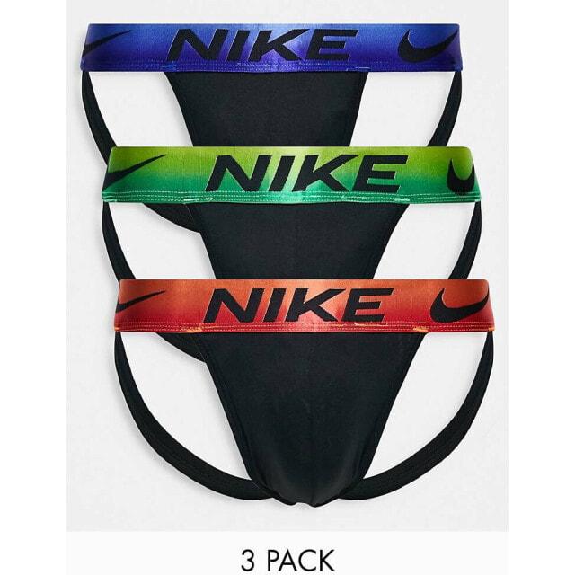 Комплект из трех бандажей Nike Dri-Fit из микрофибры черного цвета с градиентным поясом
Комплект из трех бандажей Nike Dri-Fit из микрофибры черного цвета с градиентным поясом