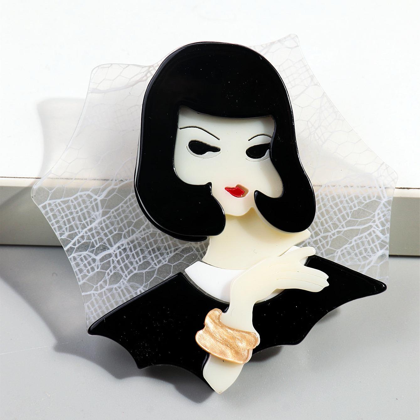 2025 Cool Girl with Short Hair Portrait Acrylic Brooches Pins Fashion Lady Resin Brooch for Women Party Dress Decorations MULTI
2025 Cool Girl with Short Hair Portrait Acrylic Brooches Pins Fashion Lady Resin Brooch for Women Party Dress Decorations MULTI