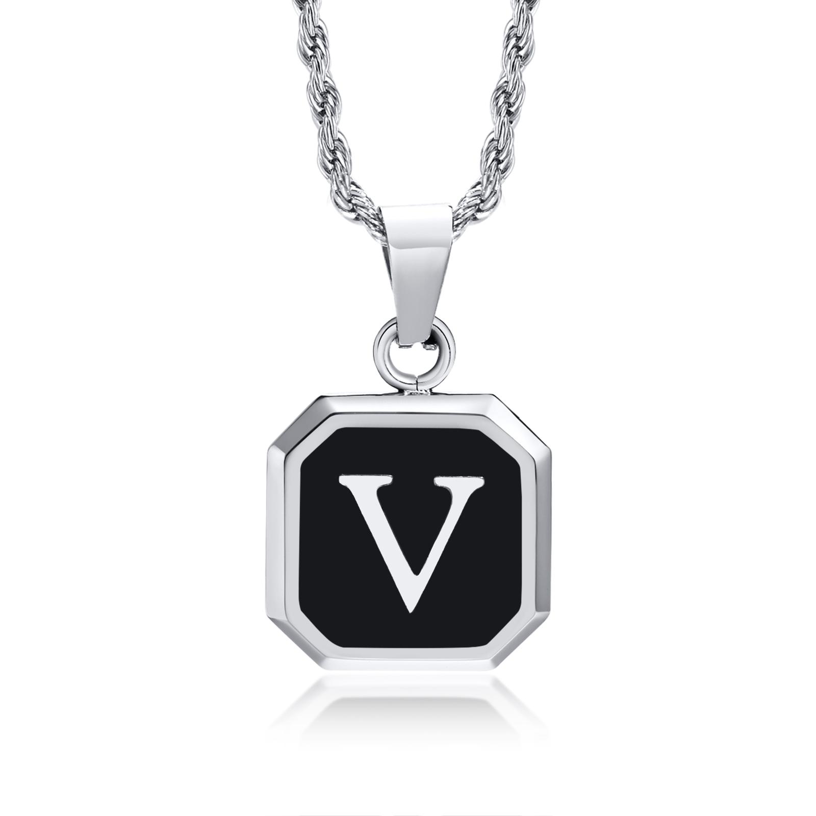 Christmas Gifts for Men Initial Necklace Stainless Steel Letter A-Z for Men Boys Women Square Pendant Jewelry Birthday Gifts
Christmas Gifts for Men Initial Necklace Stainless Steel Letter A-Z for Men Boys Women Square Pendant Jewelry Birthday Gifts