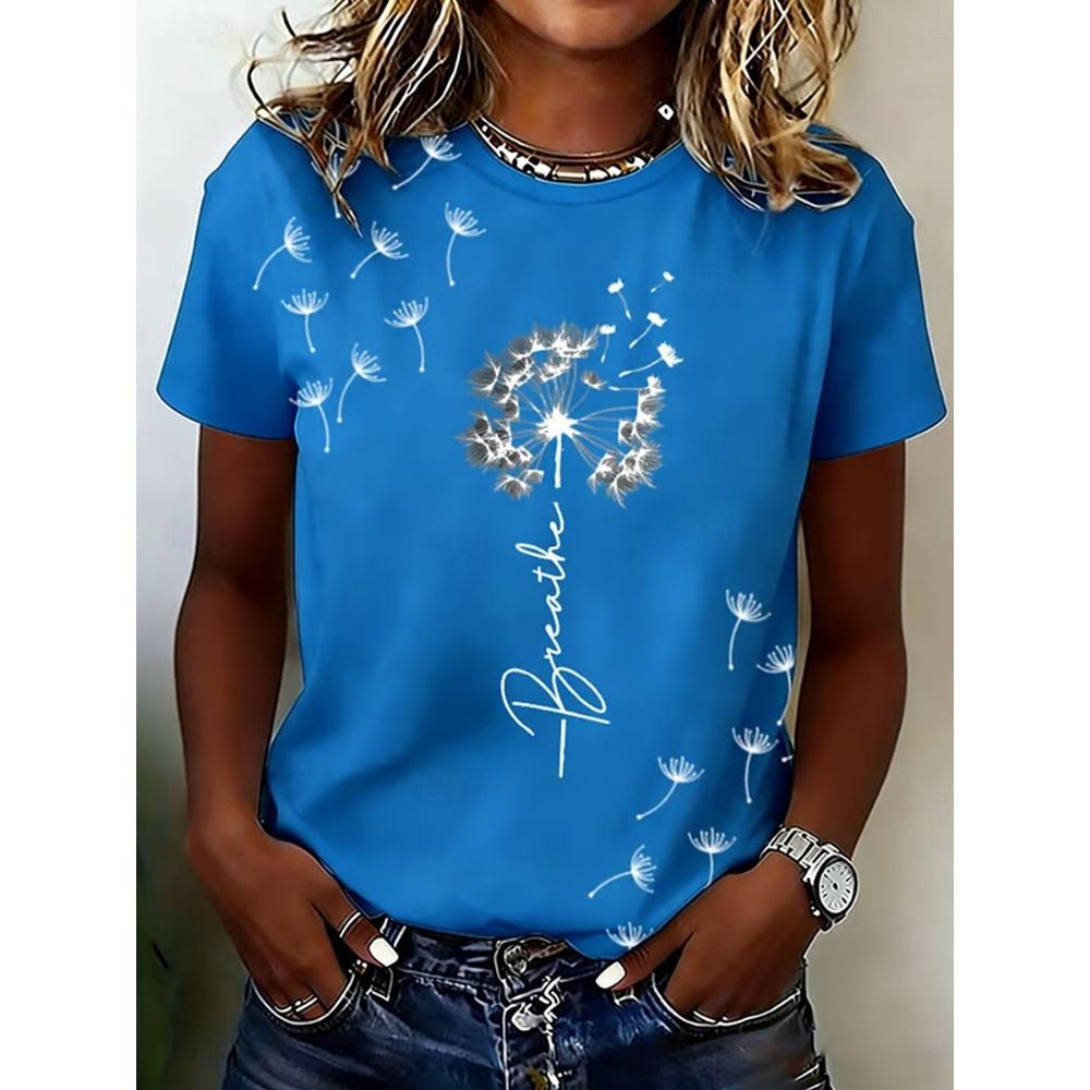 Women s Casual Regular Tops Floral Print Crew Neck Short Sleeve Fashion Classic Tee Daily Weekend Style for Spring & Summer XL
Women s Casual Regular Tops Floral Print Crew Neck Short Sleeve Fashion Classic Tee Daily Weekend Style for Spring & Summer XL
