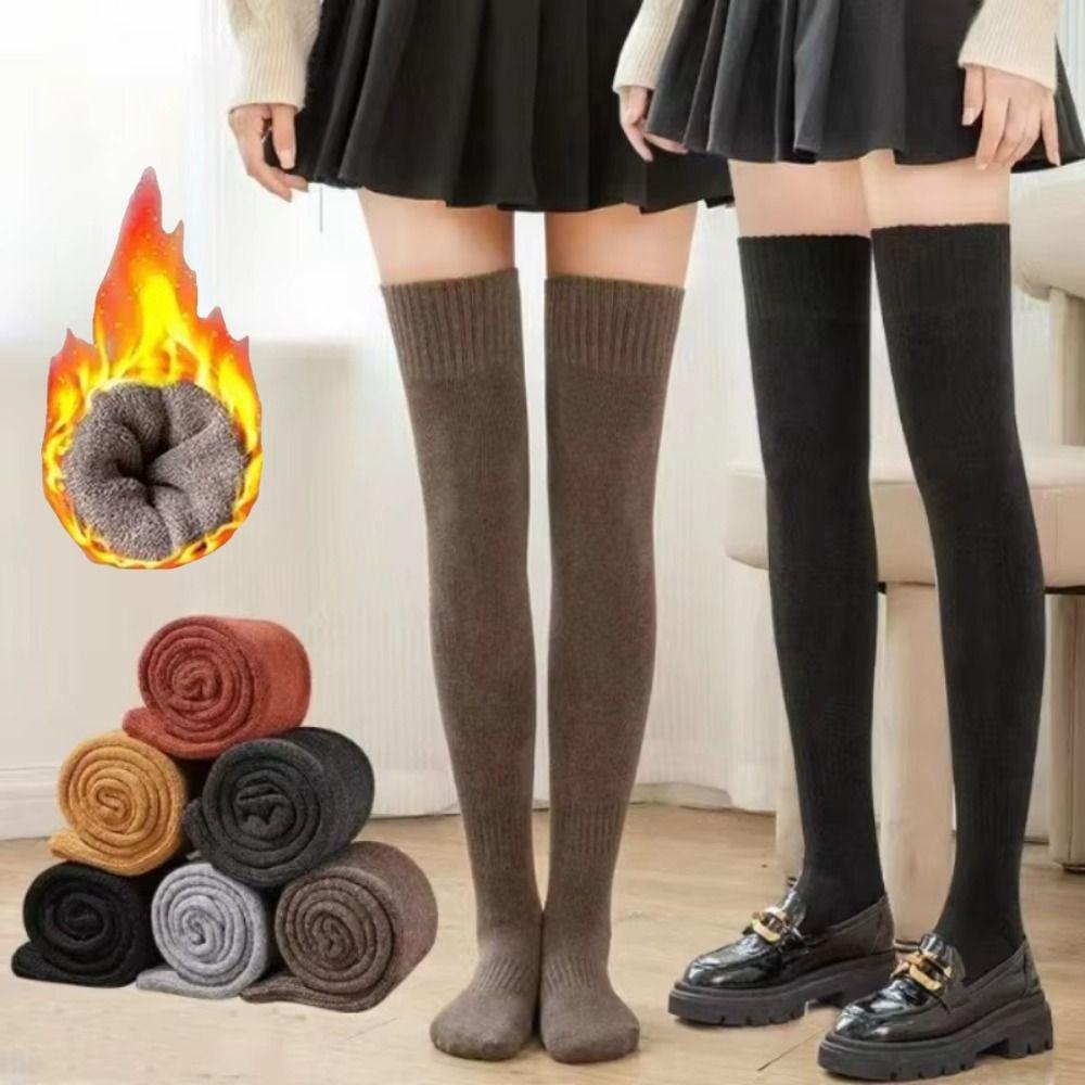 High Elasticity Knee High Socks Solid Color Knitted Stocking Long Tight Stocking Stockings червоний
High Elasticity Knee High Socks Solid Color Knitted Stocking Long Tight Stocking Stockings червоний