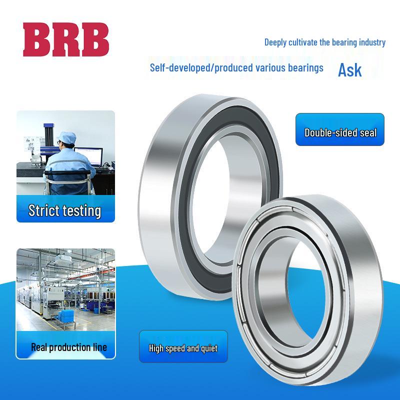 Silent 6804 Z3 Grade Deep Groove Ball Bearing, 20mm Inner Diameter, 32mm Outer Diameter, 7mm Width, Bearing Steel. 6805 2RS Z1
Silent 6804 Z3 Grade Deep Groove Ball Bearing, 20mm Inner Diameter, 32mm Outer Diameter, 7mm Width, Bearing Steel. 6805 2RS Z1