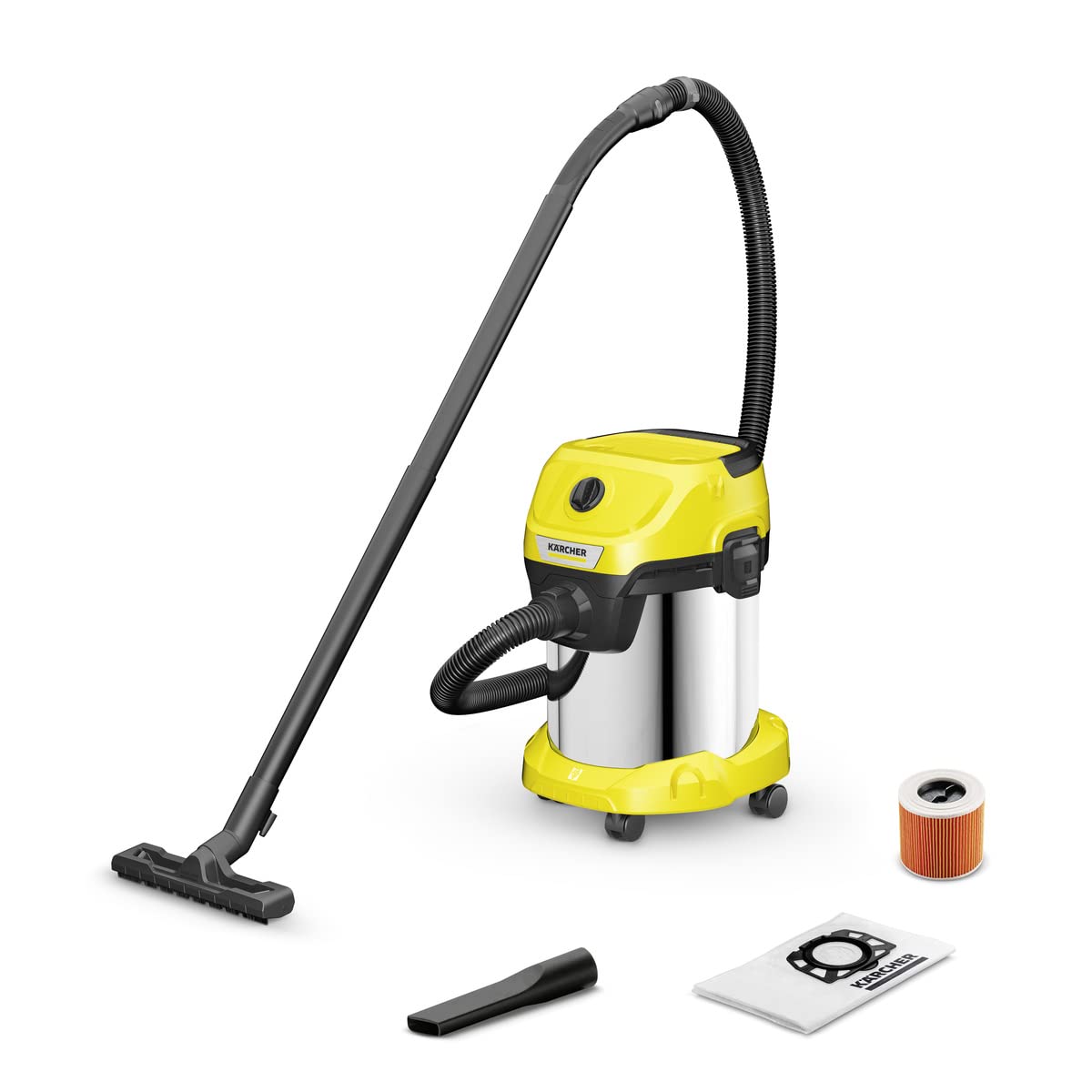 Пылесос для влажной и сухой уборки KARCHER WD3 S Серый Емкость 17 л 1.628-145.0 серый
Пылесос для влажной и сухой уборки KARCHER WD3 S Серый Емкость 17 л 1.628-145.0 серый