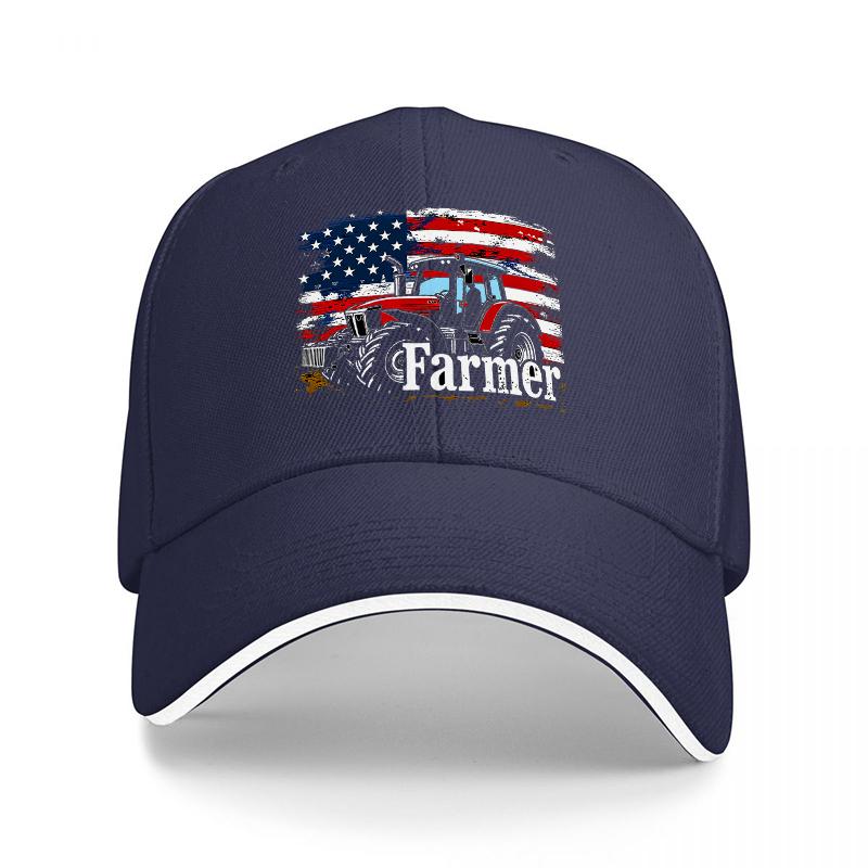 American Flag Tractor Farmer Logo Baseball Cap Black Cotton Adjustable Hat for Unisex and Women Outdoor Farming Style Adjustable
American Flag Tractor Farmer Logo Baseball Cap Black Cotton Adjustable Hat for Unisex and Women Outdoor Farming Style Adjustable