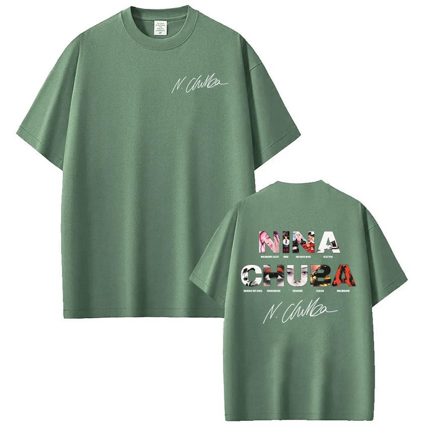Singer Nina Chuba Album Tour 2025 Graphic Tshirt Unisex Women Hip Hop ONeck Cotton Tshirts Fashion Oversized Short Sleeve Tshirt 4XL
Singer Nina Chuba Album Tour 2025 Graphic Tshirt Unisex Women Hip Hop ONeck Cotton Tshirts Fashion Oversized Short Sleeve Tshirt 4XL