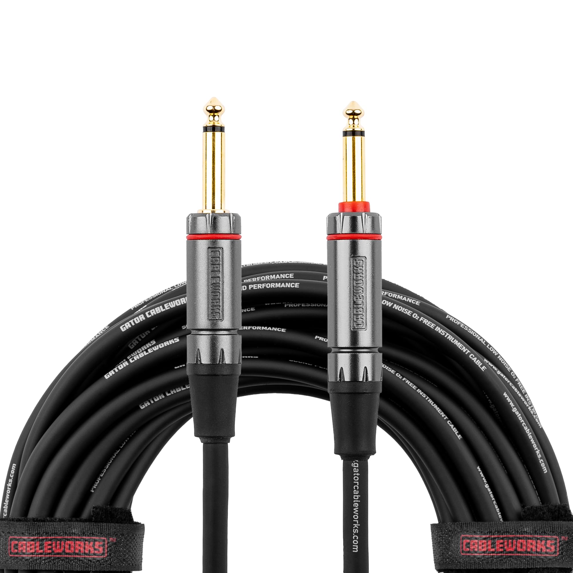 Cableworks by Gator Cases Cableworks Shielded Cable for GuitarBass Headliner Series (10ft SS) with Mute Switch GCWH-INS-10QT
Cableworks by Gator Cases Cableworks Shielded Cable for GuitarBass Headliner Series (10ft SS) with Mute Switch GCWH-INS-10QT