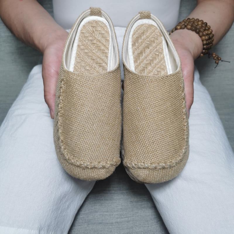 Men s Summer Breathable Solid Color Half-Slip Straw Woven Linen Closed-Toe Slippers Round Toe Flat Home Shoes 43 хакі
Men s Summer Breathable Solid Color Half-Slip Straw Woven Linen Closed-Toe Slippers Round Toe Flat Home Shoes 43 хакі