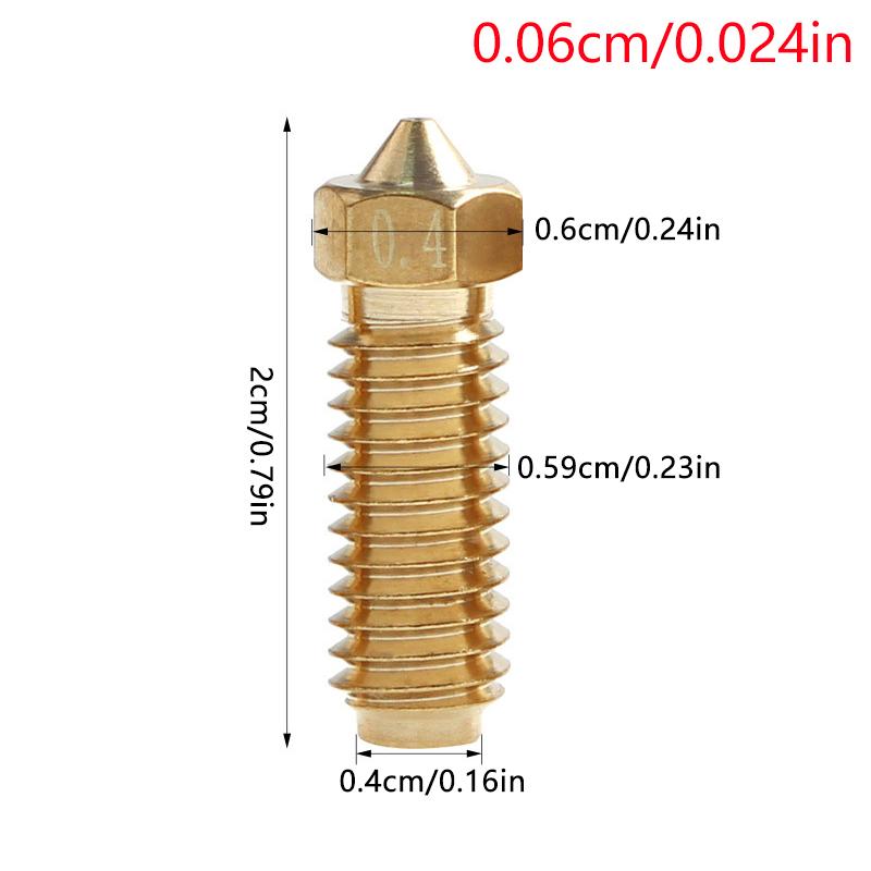 For Anycubic Kobra 3 Combo Hotend Nozzle 0.2 0.4 0.6 0.8 Hardened Steel Brass Nozzle For Anycubic Kobra3 Spare Parts Accesories 0.6mm
For Anycubic Kobra 3 Combo Hotend Nozzle 0.2 0.4 0.6 0.8 Hardened Steel Brass Nozzle For Anycubic Kobra3 Spare Parts Accesories 0.6mm
