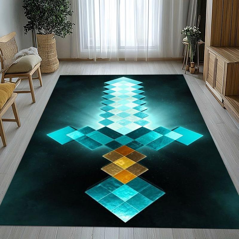 Classic M-Minecraft pixel Game Living Room Non-Slip Area Rug Soft Carpet for Bedroom Kids Playroom Sofa,Home Decor Doormat Gift 40x60cm
Classic M-Minecraft pixel Game Living Room Non-Slip Area Rug Soft Carpet for Bedroom Kids Playroom Sofa,Home Decor Doormat Gift 40x60cm