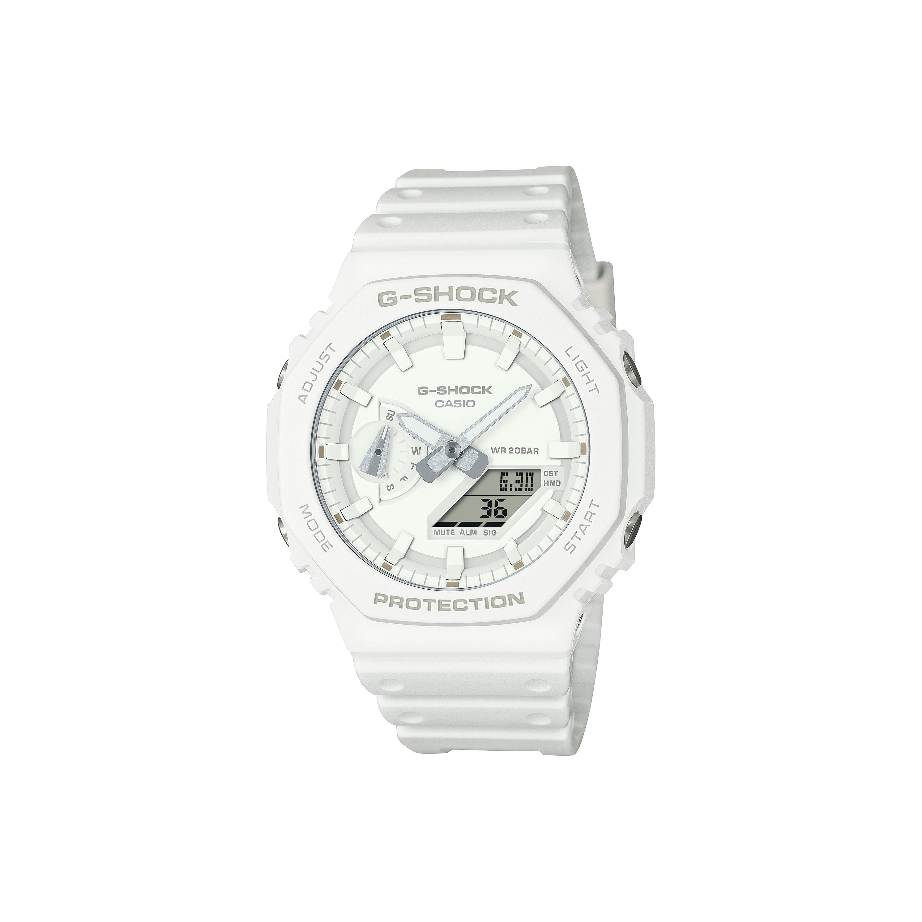 CASIO Unisex Liquid Crystal/Analog Dual Display Series White Watch GA-2100-7A7PR GA-2100-7A7PR White Dial
CASIO Unisex Liquid Crystal/Analog Dual Display Series White Watch GA-2100-7A7PR GA-2100-7A7PR White Dial