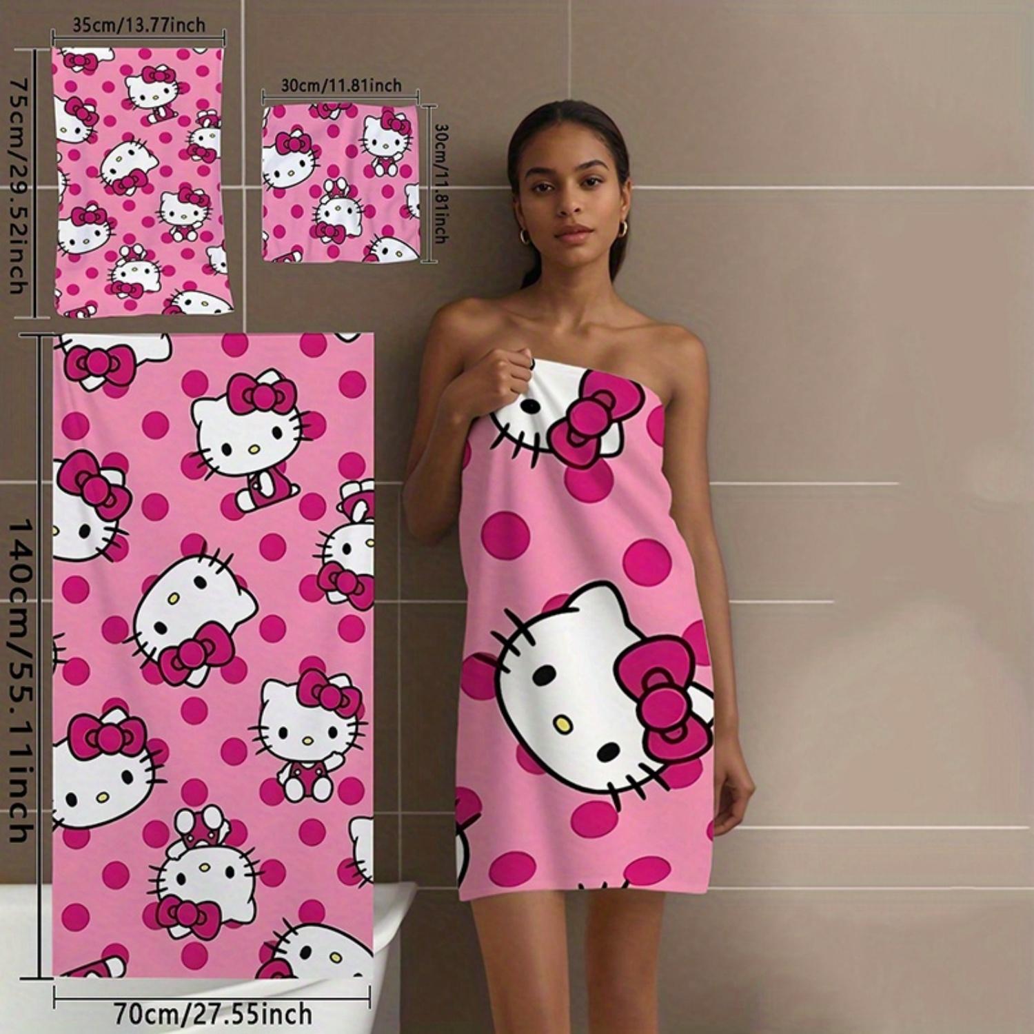1 Многоцелевое полотенце Sanrio Hello Kitty, Не оставляет ворс, Большое пляжное полотенце, Маленькое кухонное полотенце W40*H60(CM)
1 Многоцелевое полотенце Sanrio Hello Kitty, Не оставляет ворс, Большое пляжное полотенце, Маленькое кухонное полотенце W40*H60(CM)