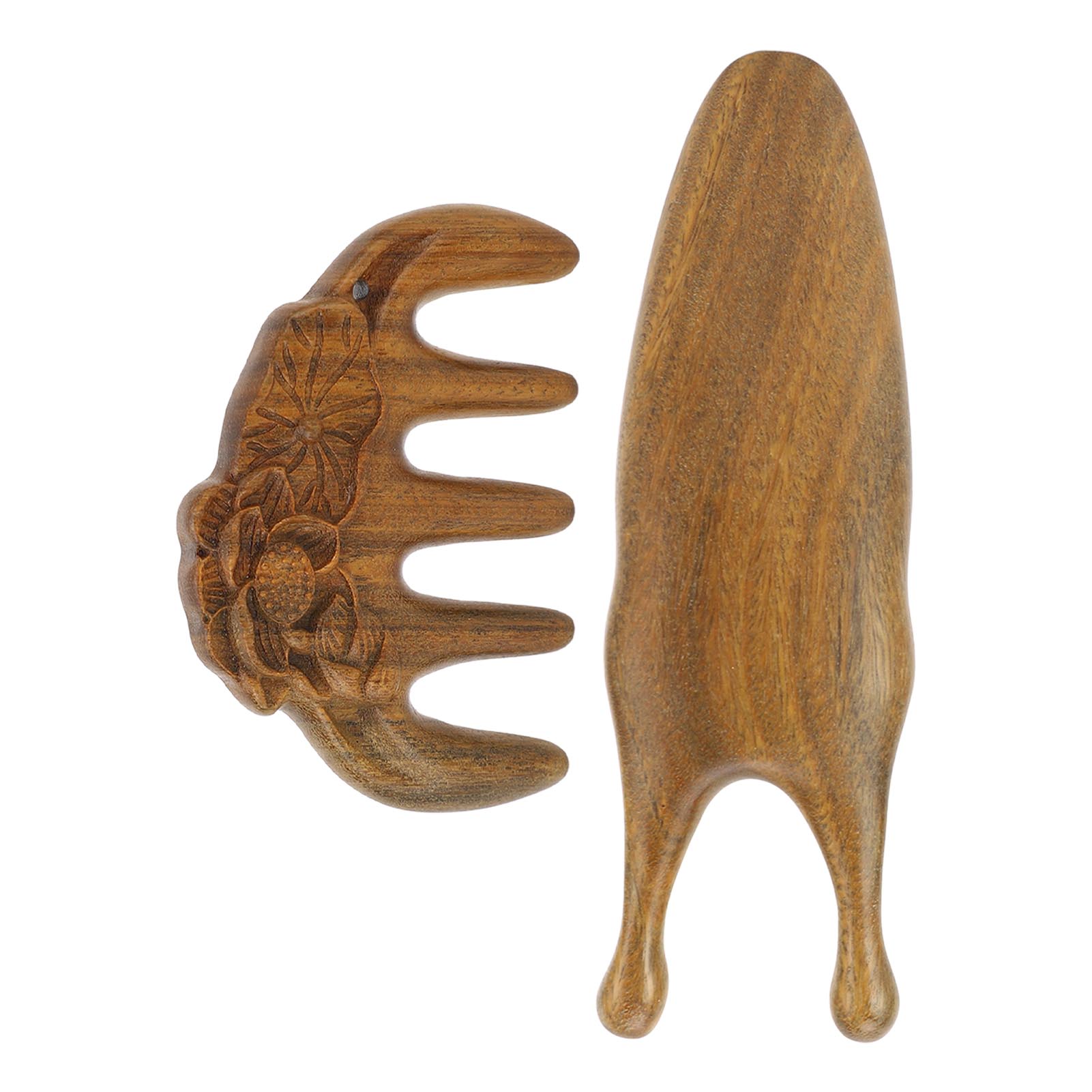 Сандаловое дерево Инструмент для массажа Гуаша для носа Пятизубчатая расческа для массажа меридианов кожи головы
Сандаловое дерево Инструмент для массажа Гуаша для носа Пятизубчатая расческа для массажа меридианов кожи головы