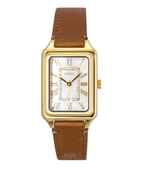 Женские часы Fossil Raquel с коричневым кожаным ремешком и белым перламутровым циферблатом, кварцевые, ES5307 белый
Женские часы Fossil Raquel с коричневым кожаным ремешком и белым перламутровым циферблатом, кварцевые, ES5307 белый