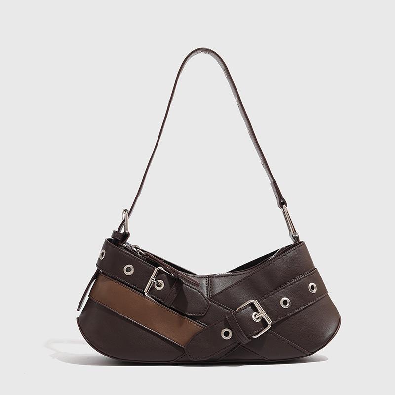 Fashionable and Niche Underarm Motorcycle Bag, Single-shoulder Loafie Bag коричневий
Fashionable and Niche Underarm Motorcycle Bag, Single-shoulder Loafie Bag коричневий