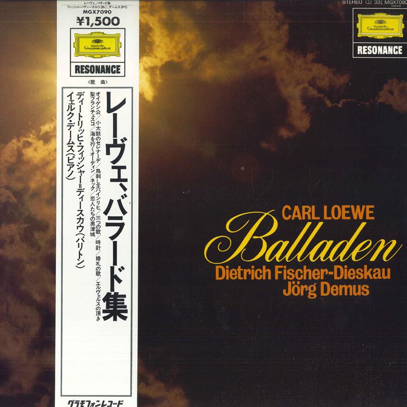 LP Record DIETRICH FISCHER-DIESKAU , JORG DEM - Karl Loewe: Ballad collection MGX7090 DEUTSCHE GRAMMO Japan Obi Classical Used
LP Record DIETRICH FISCHER-DIESKAU , JORG DEM - Karl Loewe: Ballad collection MGX7090 DEUTSCHE GRAMMO Japan Obi Classical Used