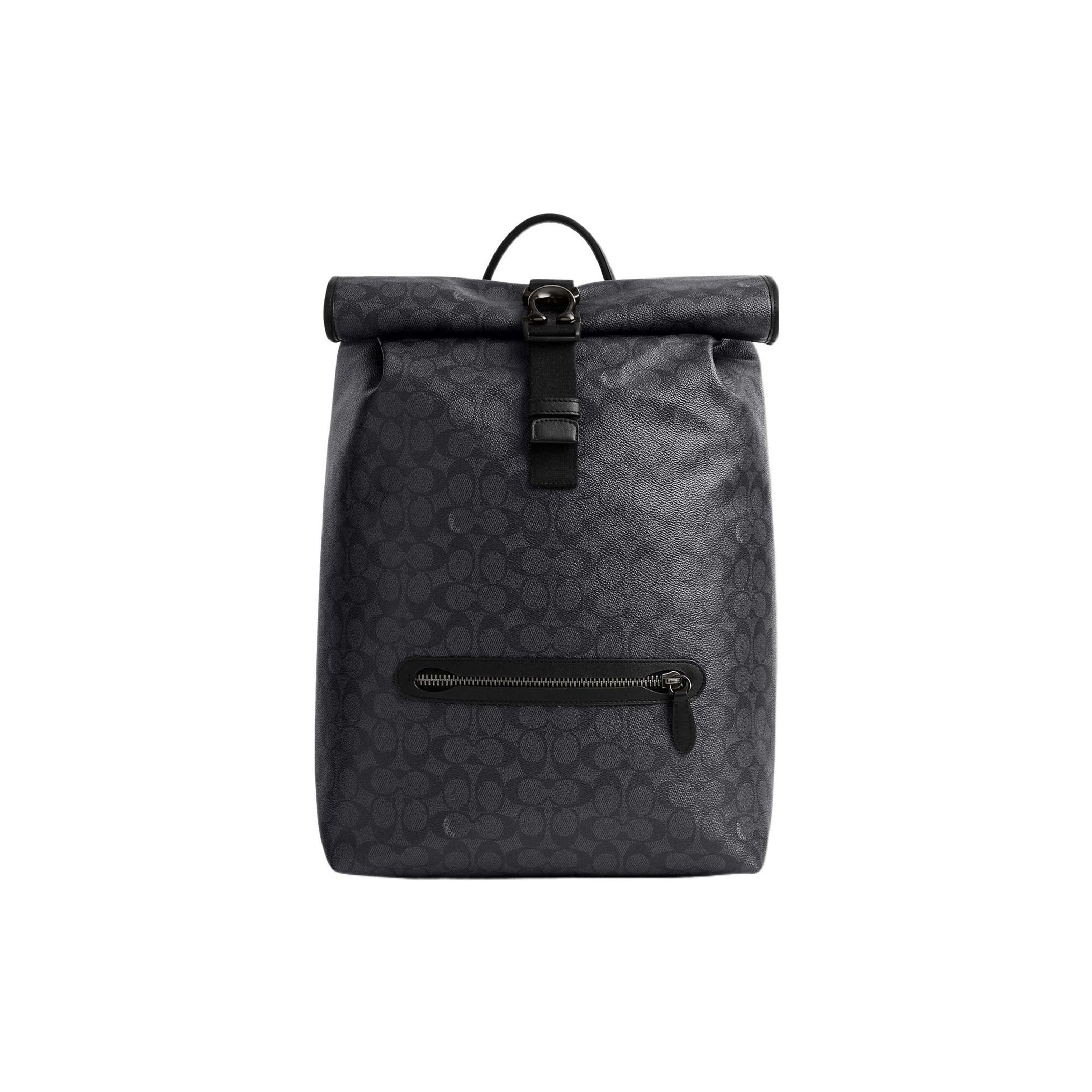 Coach Beck 30 Solid Classic Monogram Internal Zipper Multifunctional Pocket Roll Top Coated Canvas With Fine Calfskin Backpack Large CL252-CHR Basic Set (Bag+Dust Bag)
Coach Beck 30 Solid Classic Monogram Internal Zipper Multifunctional Pocket Roll Top Coated Canvas With Fine Calfskin Backpack Large CL252-CHR Basic Set (Bag+Dust Bag)