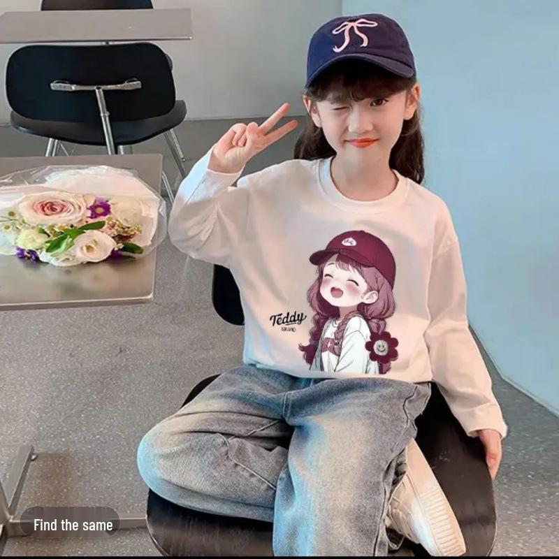 2026 Girls Cartoon Long Sleeve T-Shirt - Stylish Spring/Autumn Baby & Toddler Top 150 cm
2026 Girls Cartoon Long Sleeve T-Shirt - Stylish Spring/Autumn Baby & Toddler Top 150 cm