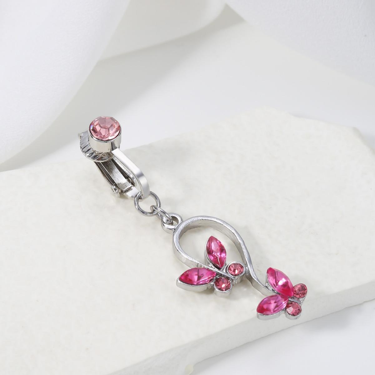 Кольцо для пупка в виде бабочки с пряжкой без перфорации, аметистовый дизайн, опаловый зажим для пупка, темпераментное кольцо для пупка
Кольцо для пупка в виде бабочки с пряжкой без перфорации, аметистовый дизайн, опаловый зажим для пупка, темпераментное кольцо для пупка