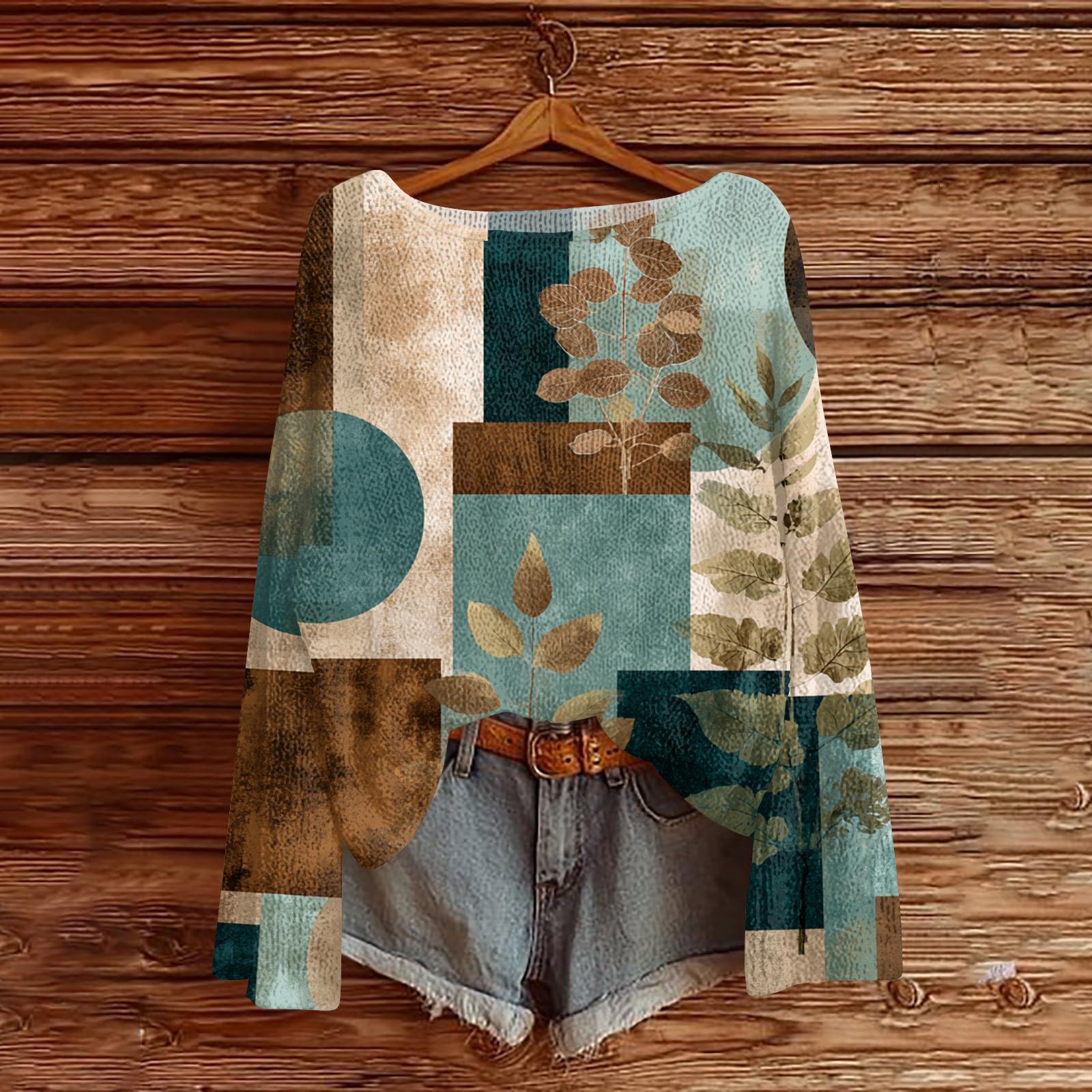 Женский легкий свитер повседневный с длинным рукавом вязаный винтажный с цветочным принтом пуловер XXL циан
Женский легкий свитер повседневный с длинным рукавом вязаный винтажный с цветочным принтом пуловер XXL циан