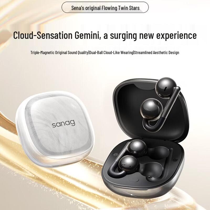 SANAG F60 Open-Ear Clip-On Bluetooth Sport Headphones
SANAG F60 Open-Ear Clip-On Bluetooth Sport Headphones