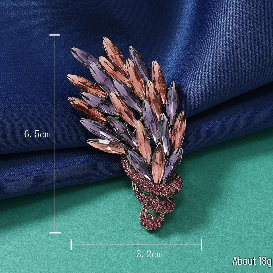 Елегантна брошка-вінок з квіток баухінії - Ретро, інкрустована діамантами, вишуканий аксесуар
Елегантна брошка-вінок з квіток баухінії - Ретро, інкрустована діамантами, вишуканий аксесуар