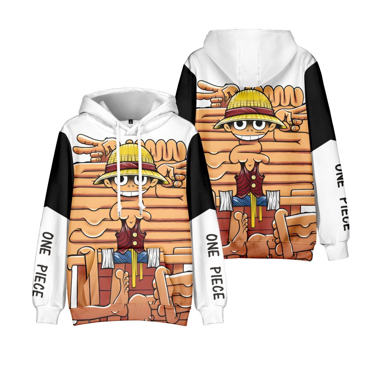 Чоловіча жіноча толстовка ONE PIECE Graphic Hoodies Monkey D. Повсякденні пуловери з принтом і капюшоном Luffy Streetwear Harajuku XXXXL білий
Чоловіча жіноча толстовка ONE PIECE Graphic Hoodies Monkey D. Повсякденні пуловери з принтом і капюшоном Luffy Streetwear Harajuku XXXXL білий