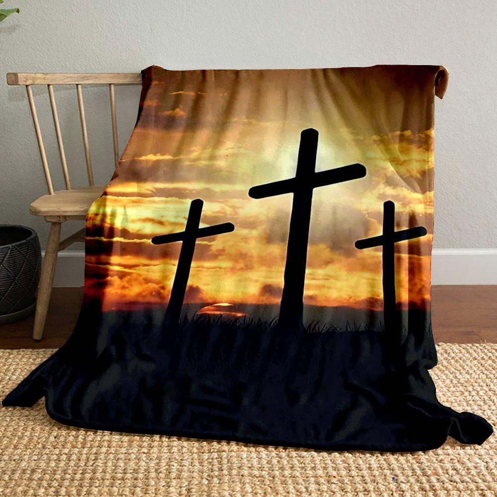 Christian Cross Sunset Blanket Printed Blanket for Living Room Bed Couch lunch break Soft Cozy Blanket for Friend s festival Gift 80cm x 120cm
Christian Cross Sunset Blanket Printed Blanket for Living Room Bed Couch lunch break Soft Cozy Blanket for Friend s festival Gift 80cm x 120cm