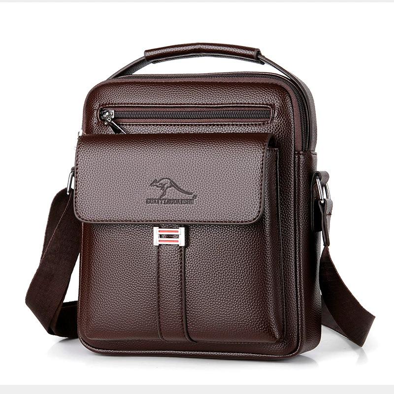 Men s Solid Color Crossbody Bag, Vintage PU Leather Zipper Shoulder Bag, High Quality Versatile Casual Daily Commuter Bag коричневий
Men s Solid Color Crossbody Bag, Vintage PU Leather Zipper Shoulder Bag, High Quality Versatile Casual Daily Commuter Bag коричневий