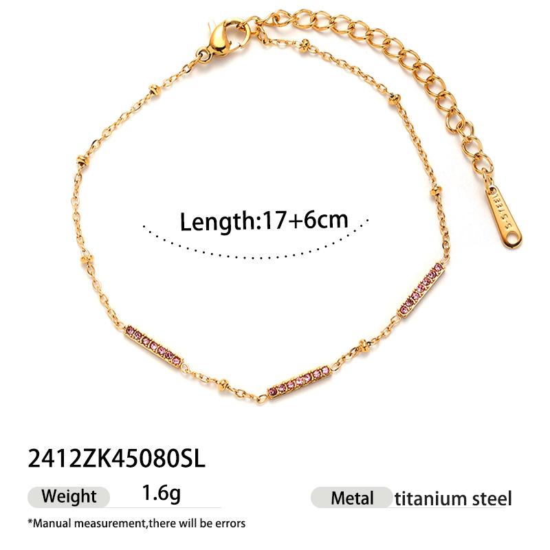 Hypoallergenic Stainless Steel Bracelet Gold Plated Waterproof Non-tarnish Crystal Pearl Shell Pendant Dainty Layering Jewelry
Hypoallergenic Stainless Steel Bracelet Gold Plated Waterproof Non-tarnish Crystal Pearl Shell Pendant Dainty Layering Jewelry